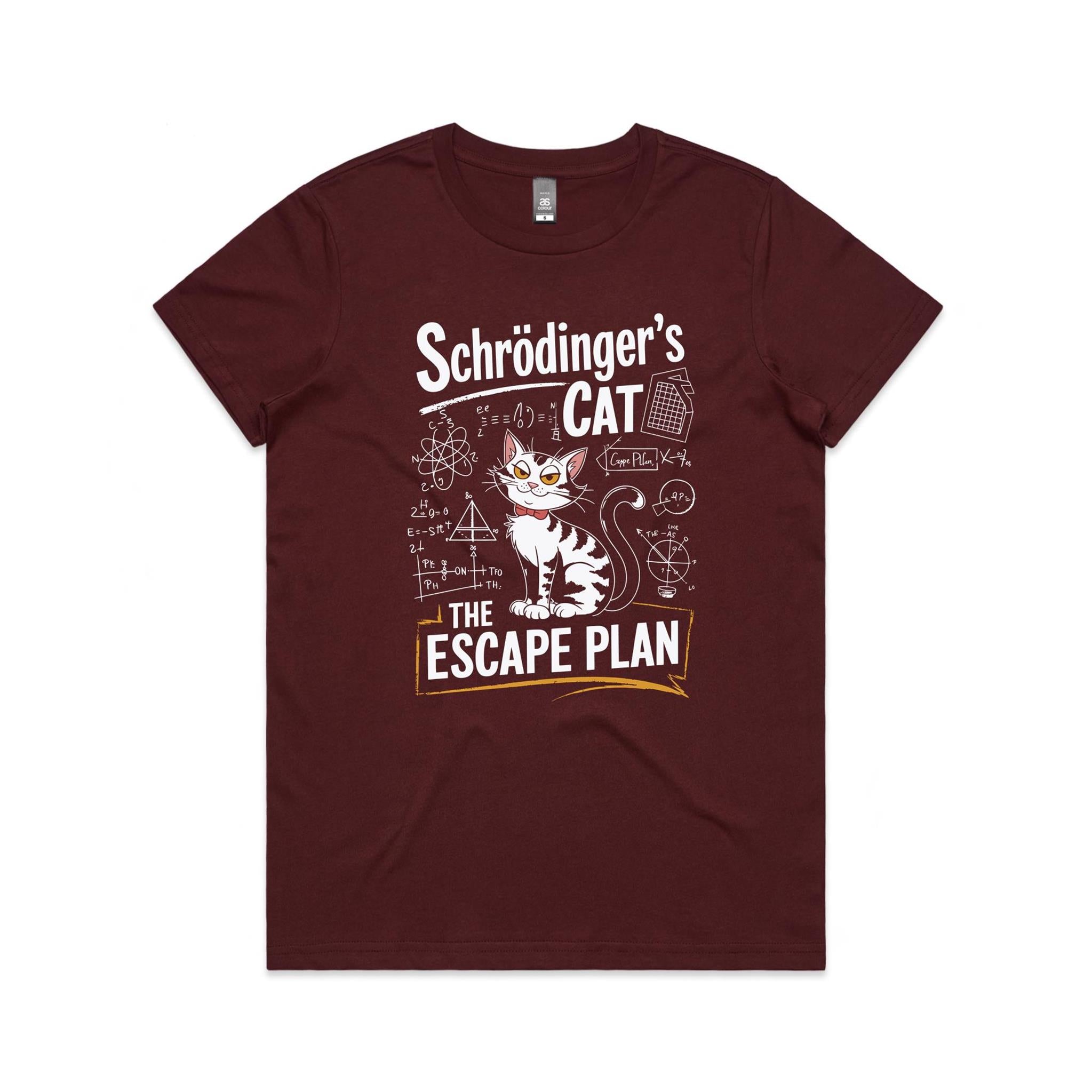 Schrodinger's Cat The Escape Plan Women's AS Colour T-shirt
