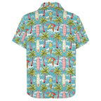 Summer Surf Women's Collared Pocketless Short Sleeve Shirt