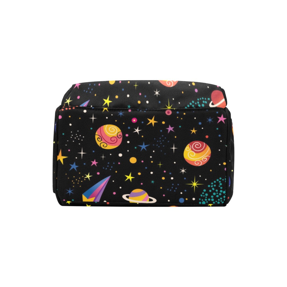 Colourful Space - Multi-Function Backpack, Nappy / Diaper Bag