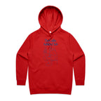 The Coffee Addicts Club - Womens Hoodie Red Womens 2XL Womens Hoodie Coffee Printed In Australia