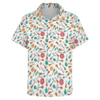 Ukulele Women's Short-Sleeve Button Up Shirt Women's Short-Sleeve Button Up Shirt Music Printed Offshore