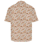 Peace And Love Men's Crinkle Hawaiian Shirt