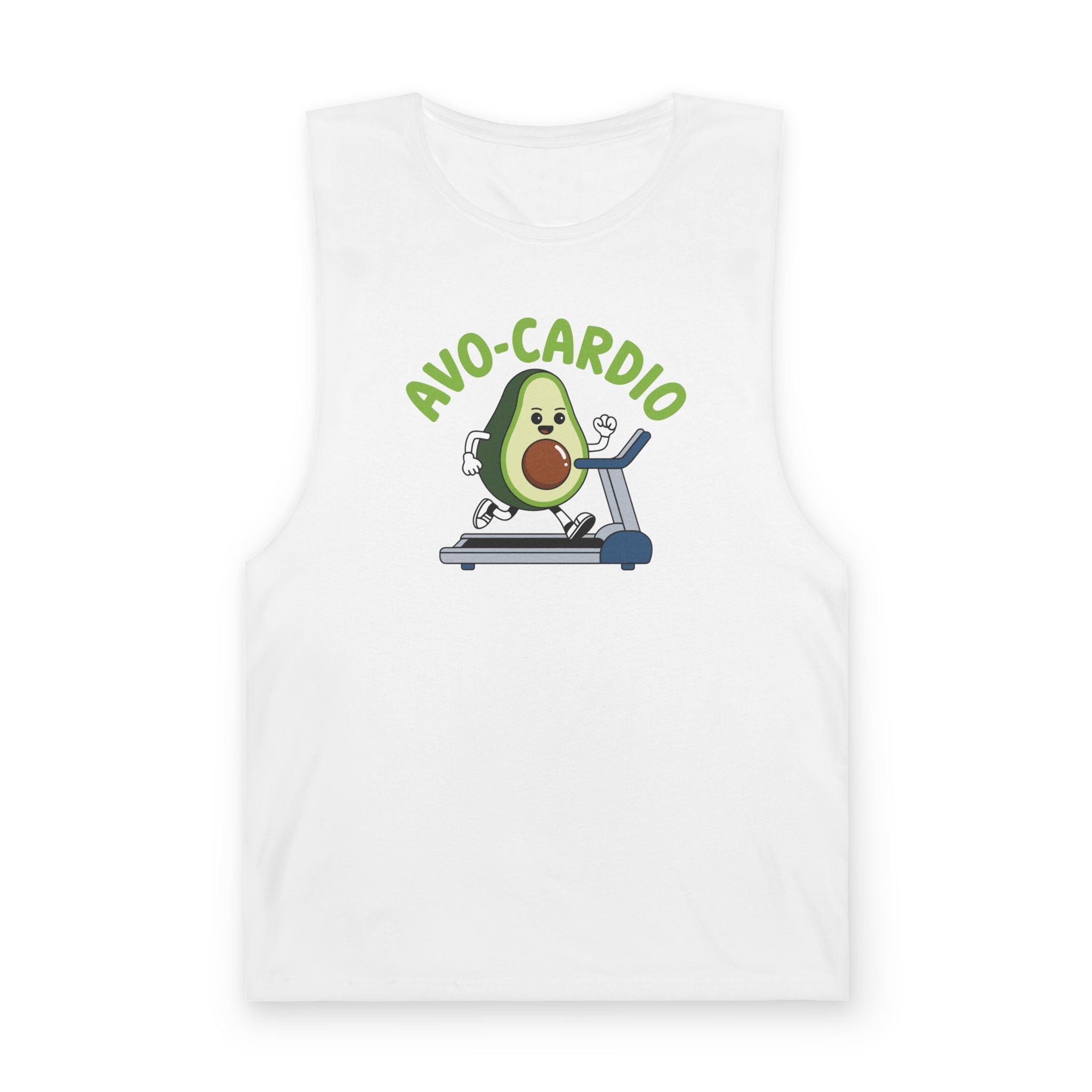 Avo-Cardio, Avocado Treadmill - Unisex Barnard Tank
