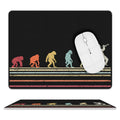 Evolution Of A Trumpet Player Leather Mouse Pad white One size Leather Mouse Pad Music Printed Offshore