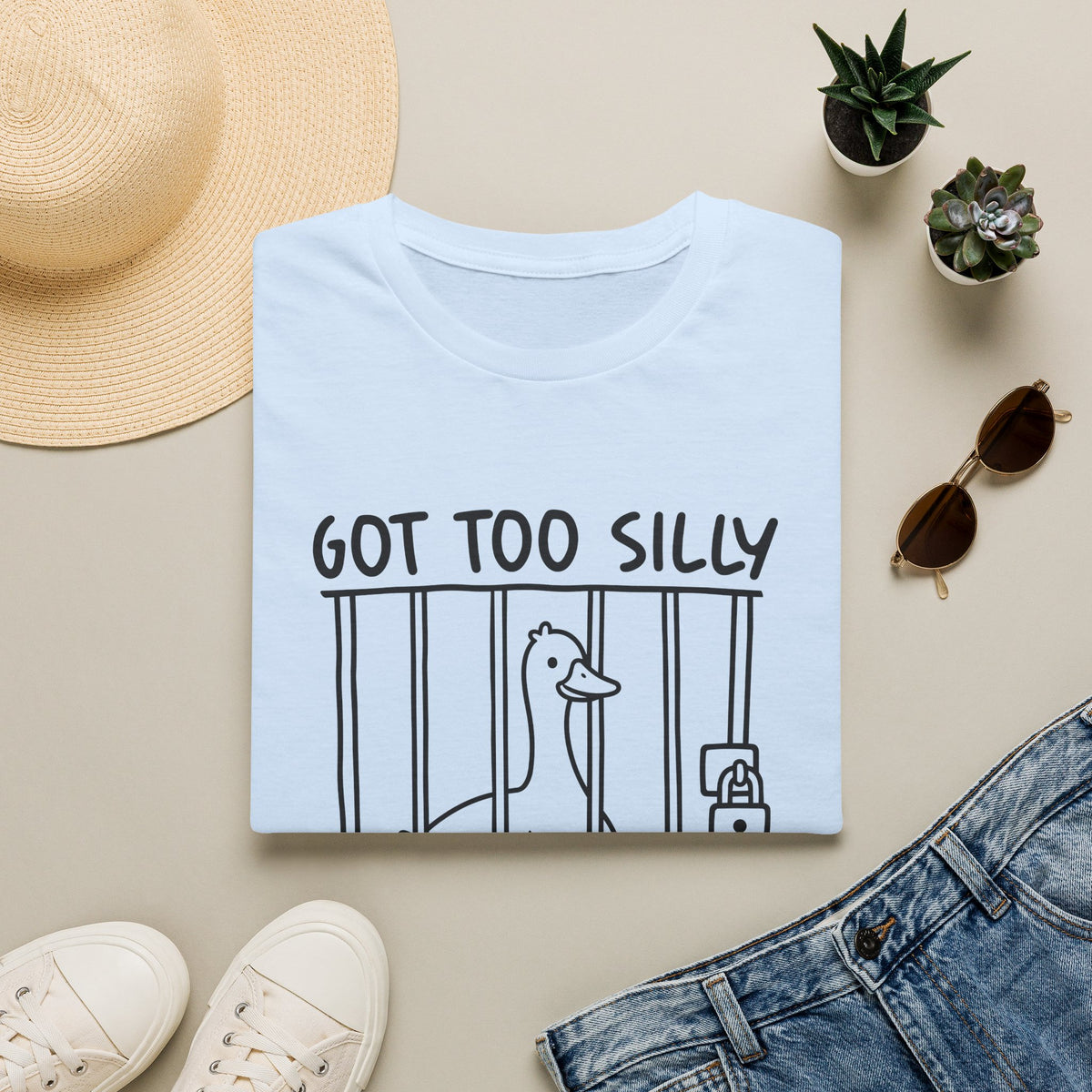 Got Too Silly Goose Unisex T-Shirt Unisex Adult T-shirt animal Globally Fulfilled