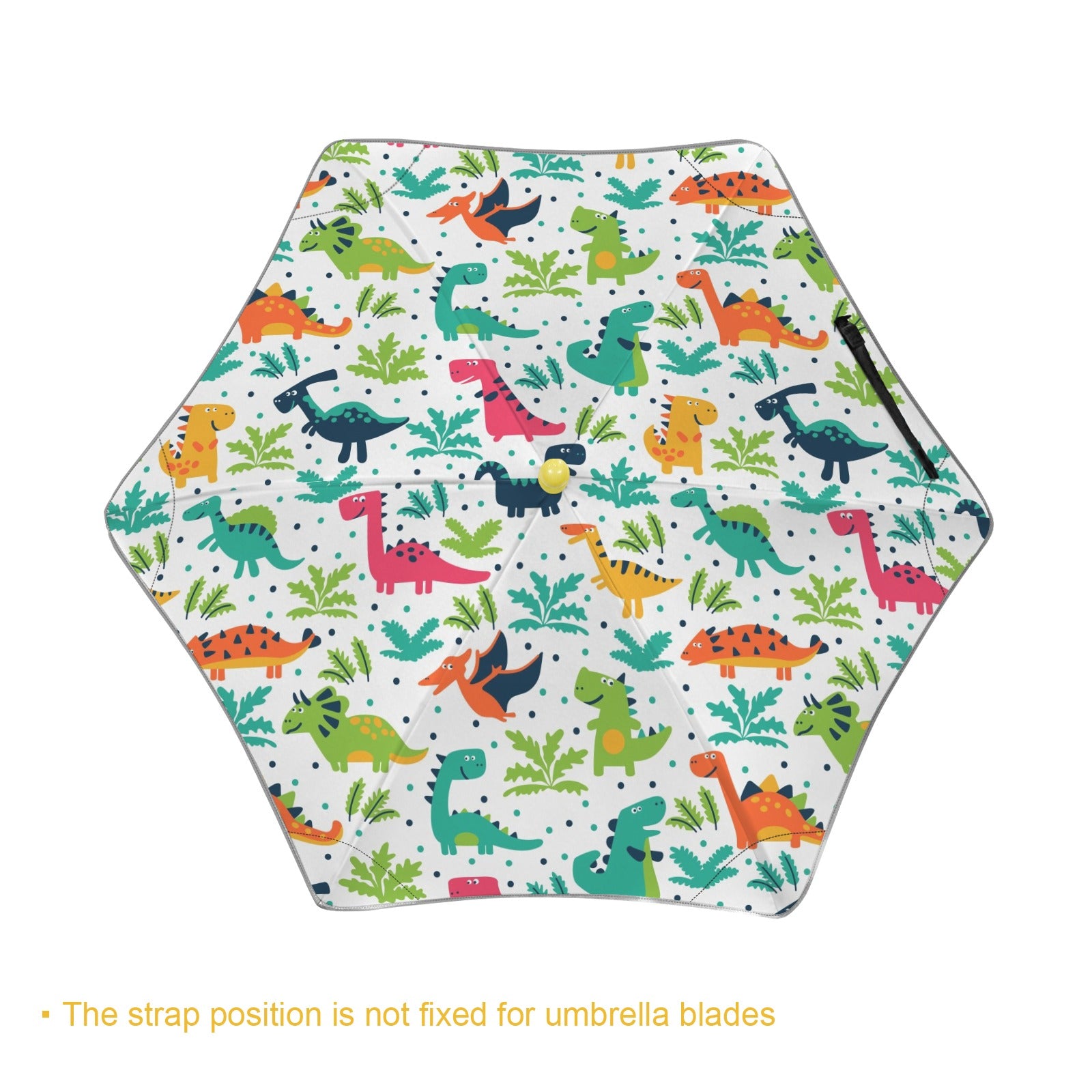 Cute Cartoon Dinosaurs Kids Safe Round Corner Umbrella Kids Safe Round Corner Umbrella animal Printed Offshore