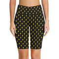 Yellow Lightning Women's Bike Shorts With Side Pockets Women's Bike Shorts comic Printed Offshore