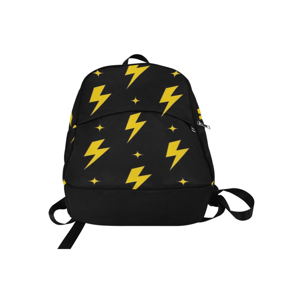 Yellow Lightning - Fabric Backpack