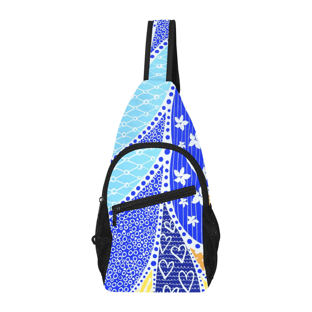 Blue Swirl - Chest Bag