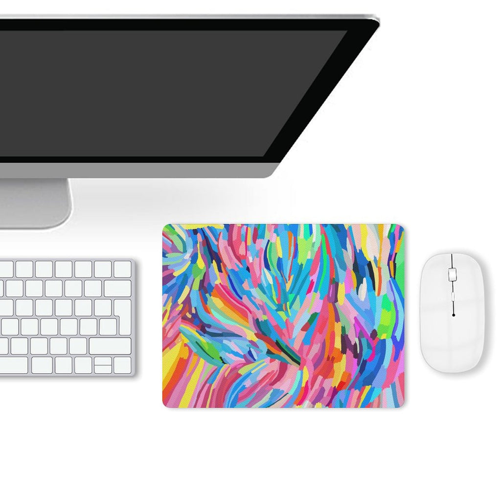 Brushstrokes Leather Mouse Pad Leather Mouse Pad Printed Offshore