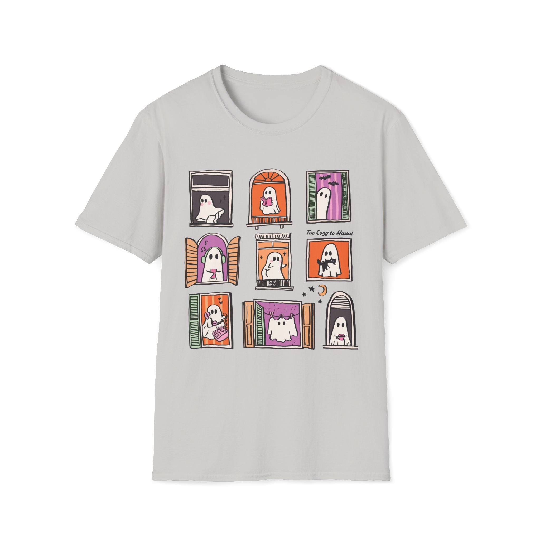 Ghosts In Windows - Unisex Softstyle T-shirt