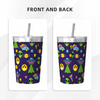 Groovy Alien And UFO Small Stainless Steel Travel Mug Cup 12oz/350ml