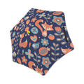 Cute Fox Floral Kids Safe Round Corner Umbrella One Size Kids Safe Round Corner Umbrella animal Printed Offshore