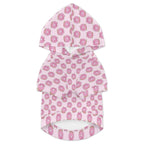 Pink Cat Doughnuts Pet Hoodie (Large Size)