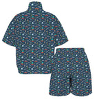 UFO's And Aliens Women's Windbreaker Short Set Women's Windbreaker Short Set Printed Offshore Sci Fi