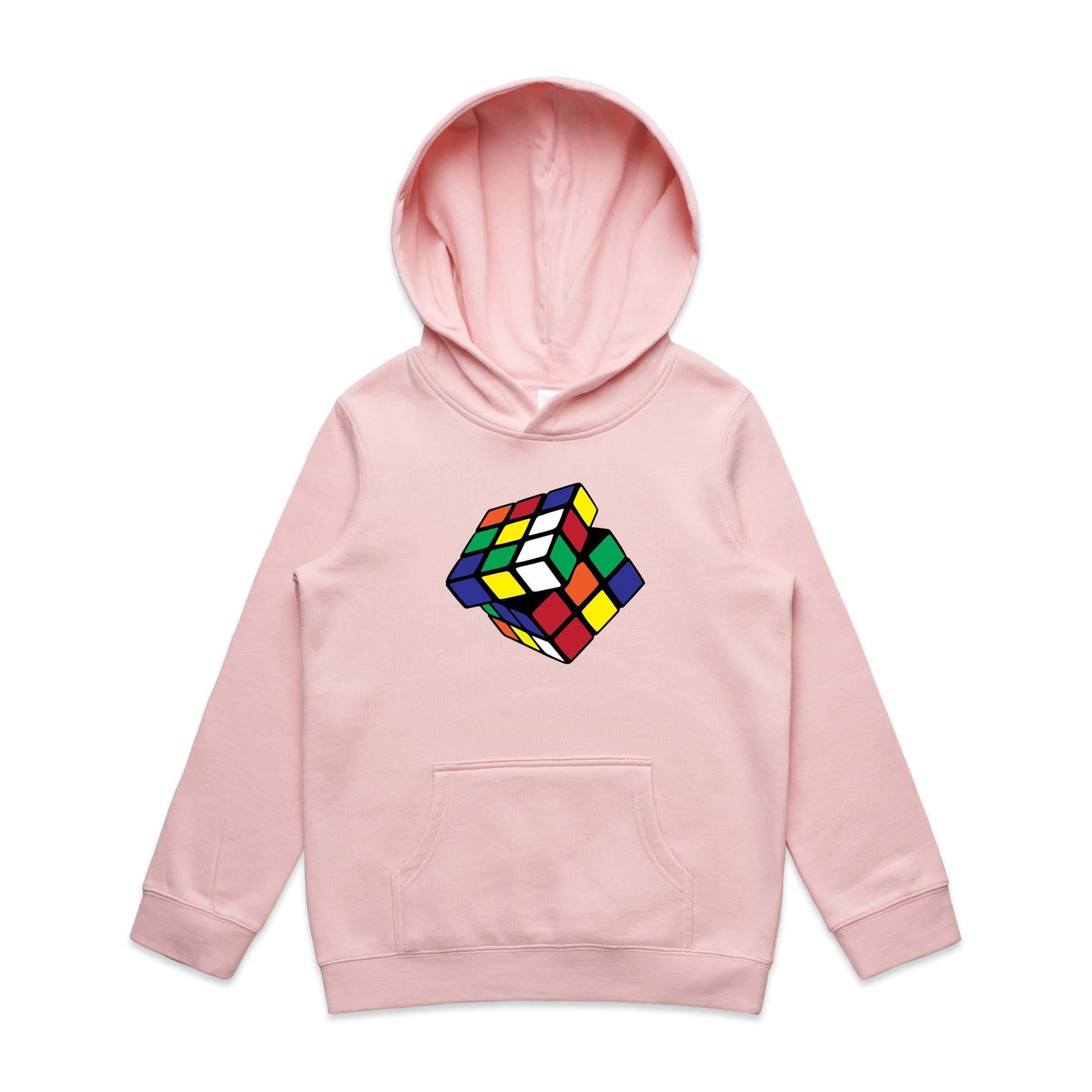Game Cube - Kids Hoodie Pink Kids Hoodie Printed In Australia