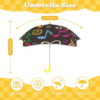 Music Love Kids Safe Round Corner Umbrella Kids Safe Round Corner Umbrella Music Printed Offshore