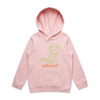 Astrocat, Cat Astronaut - Kids Hoodie Pink Kids Hoodie Printed In Australia