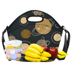 Planets Neoprene Lunch Bag/Large (Model 1669) Neoprene Lunch Bag Printed Offshore Space