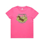 Dachshund, I've Got Friends In Low Places Kid's AS Colour T-shirt Charity pink Kids Youth T-shirt animal Printed In Australia