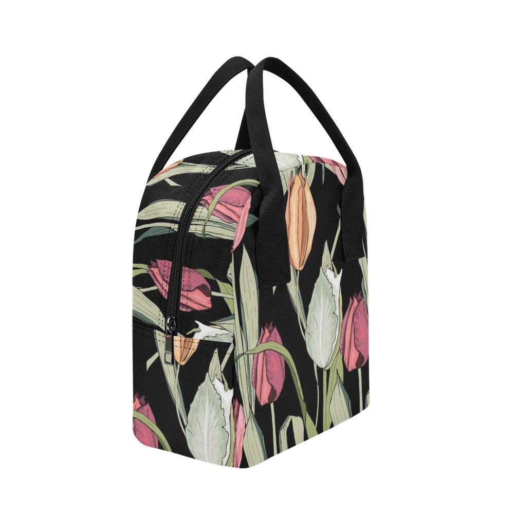 Tulips - Zipper Lunch Bag Zipper Lunch Bag Printed Offshore