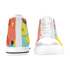 Abstract 80's - Kids' High Top Canvas Shoes Kids High Top Canvas Shoes Printed Offshore Retro