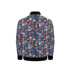 Music Instruments Kids Bomber Jacket Kids Bomber Jacket Music Printed Offshore