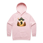 Black Cat Alien UFO Abduction Women's AS Colour Hoodie