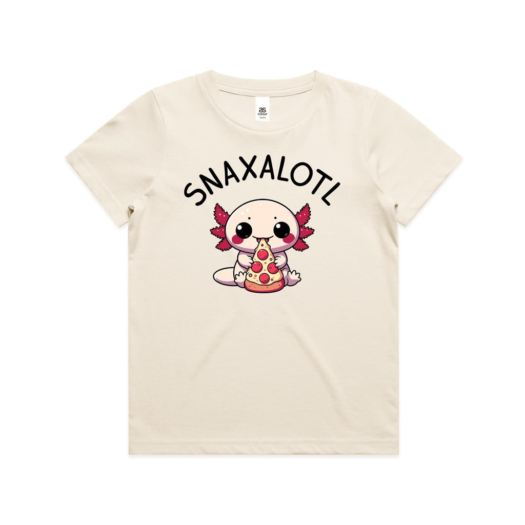 Snaxalotl, Axolotl Pizza - Kids Youth T-shirt