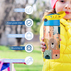 Dog Crowd - Little Kids Water Bottle Little Kids Water Bottle animal Printed Offshore