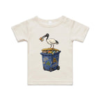 Bin Chicken Australian Ibis AS Colour Baby T-shirt