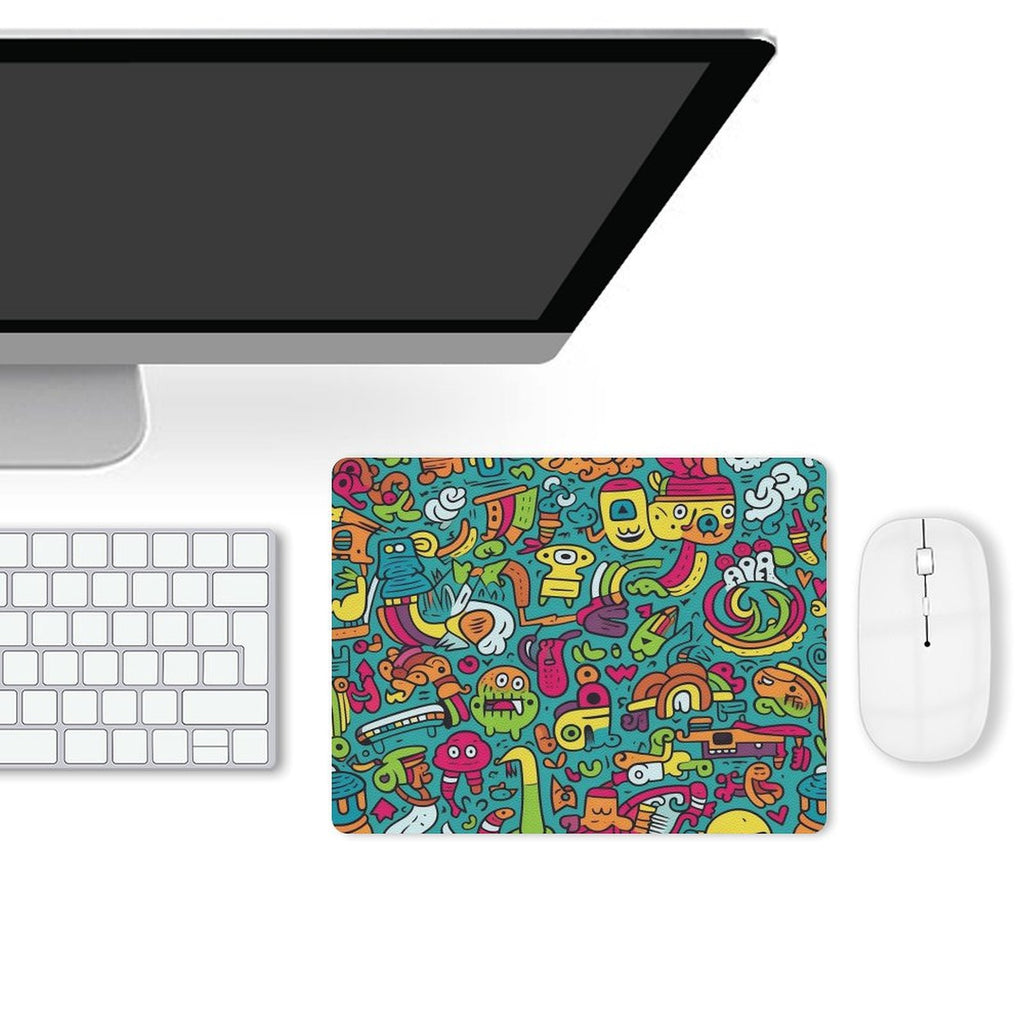 Crazy Creatures Leather Mouse Pad Leather Mouse Pad Printed Offshore Sci Fi