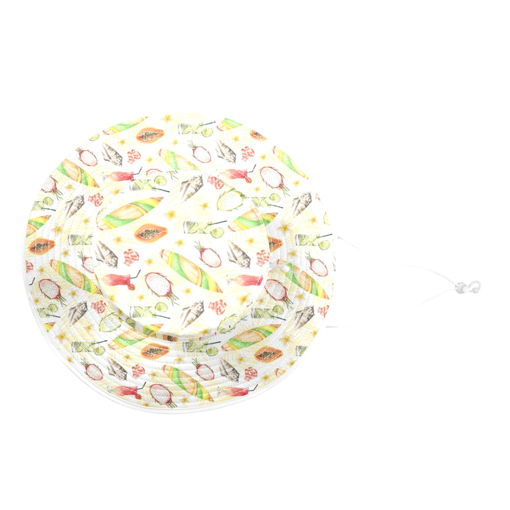 Tropical Surf Wide Brim Bucket Hat Wide Brim Bucket Hat Printed Offshore Surf