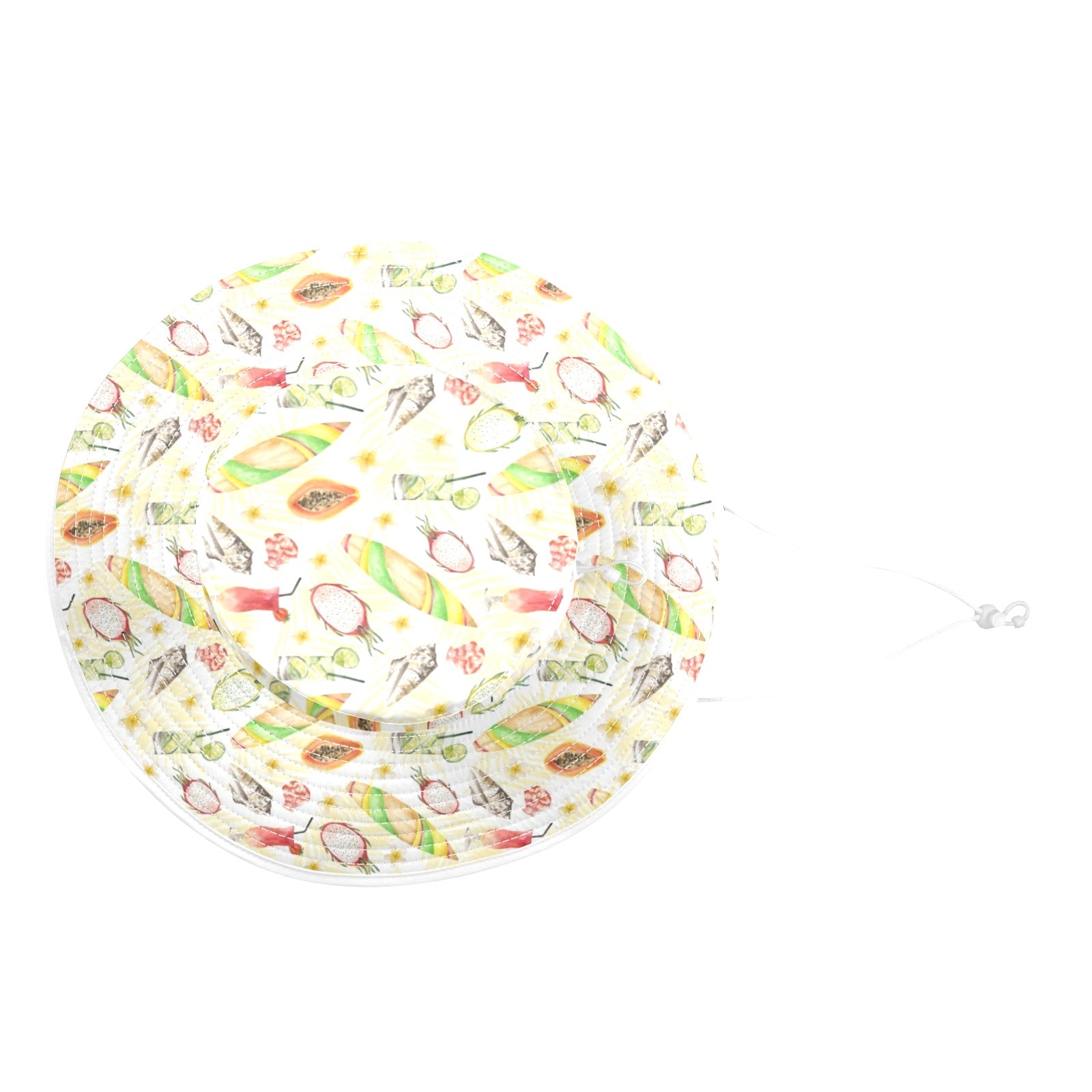 Tropical Surf Wide Brim Bucket Hat Wide Brim Bucket Hat Printed Offshore Surf
