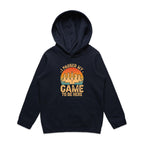 Chess, I Paused My Game To Be Here - Kids Hoodie Navy Kids Hoodie Chess Games Printed In Australia