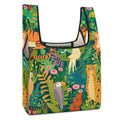 Jungle Animals Collapsible Shopping Bag white One size Foldable Shopping Bag Printed Offshore