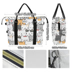 Cat Hello Duffle Bag-Simple (Model 1715) Duffle Bag-Simple (1715)