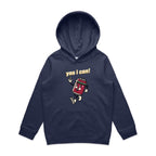 Yes I Can - Kids Hoodie Midnight Blue Kids Hoodie Printed In Australia