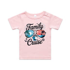 Family Cruise Baby Cruise T-shirt Pink Baby Cruise T-shirt Cruise Printed In Australia