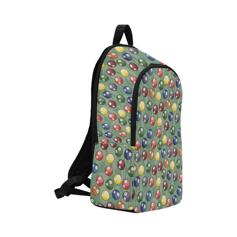 Pool Balls - Fabric Backpack