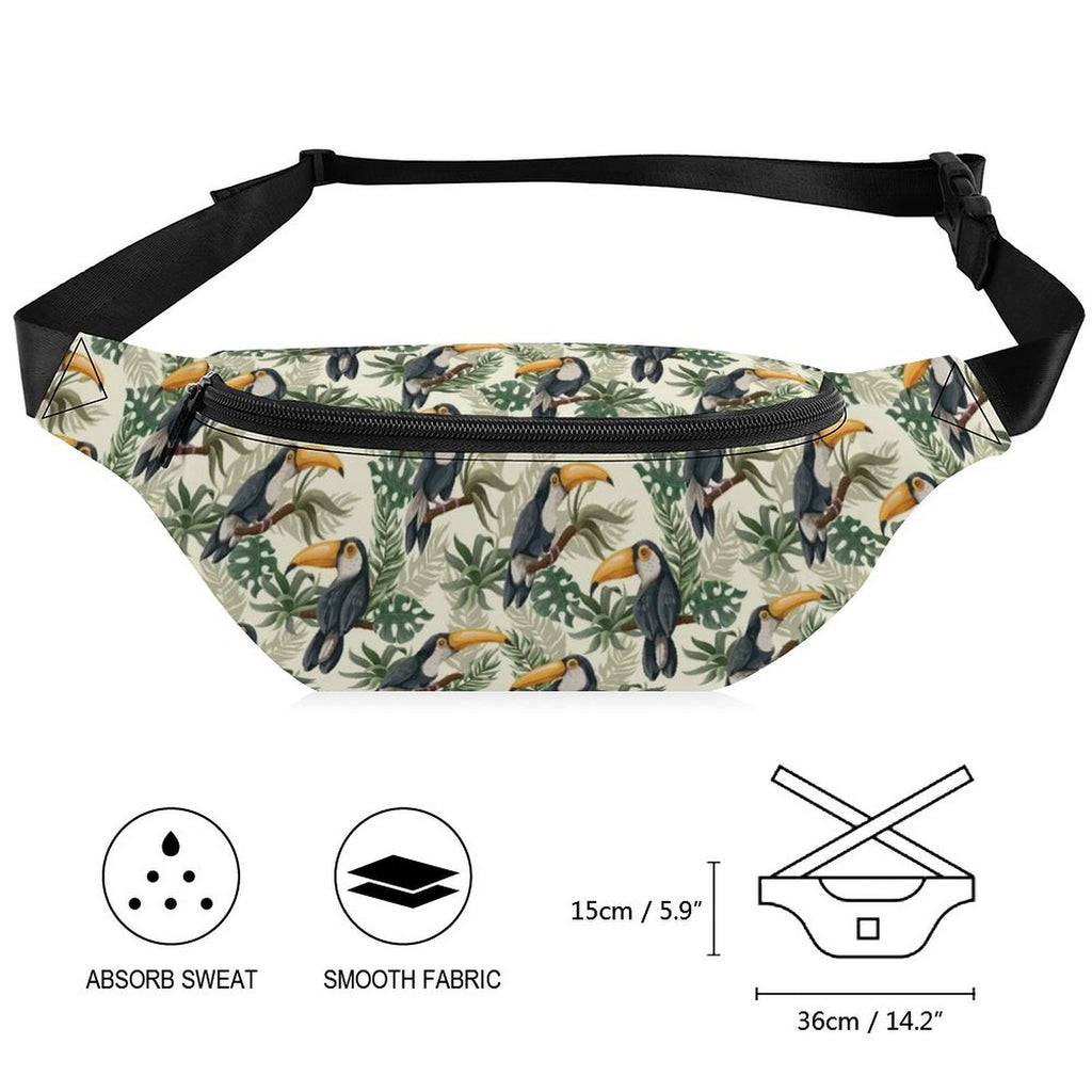 Toucan Jungle - Bum Bag / Fanny Pack