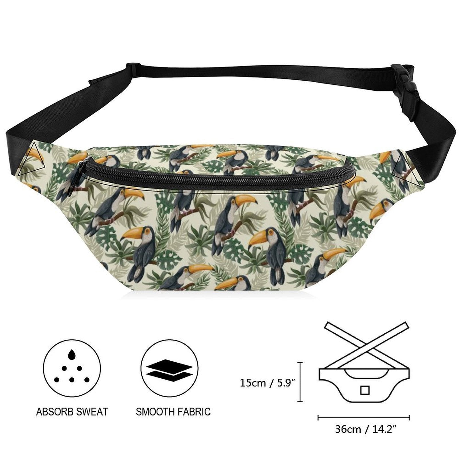 Toucan Jungle - Bum Bag / Fanny Pack
