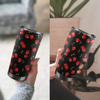 Cherry - 20oz Mobile Tumbler with Lid (Black Lock) 20oz Travel Mug Food Printed Offshore