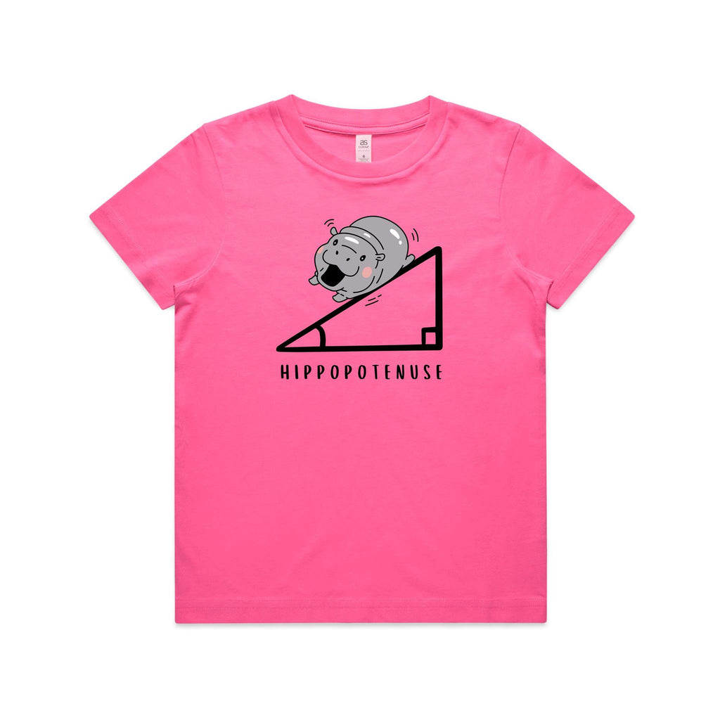 Hippopotenuse Hippo Hypotenuse Kids AS Colour T-shirt