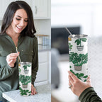 Plant Lover 20oz Tall Skinny Tumbler with Lid and Straw