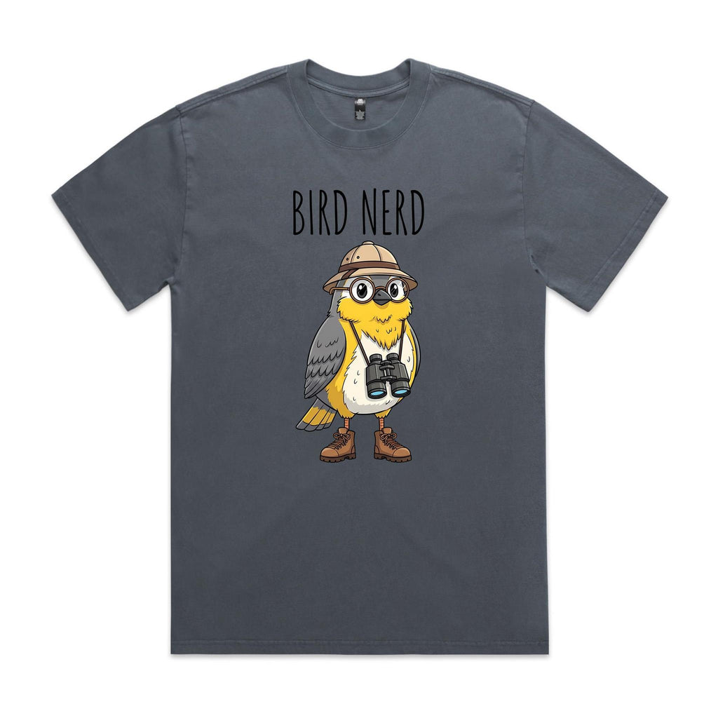 Bird Nerd - AS Colour Heavy Faded Tee