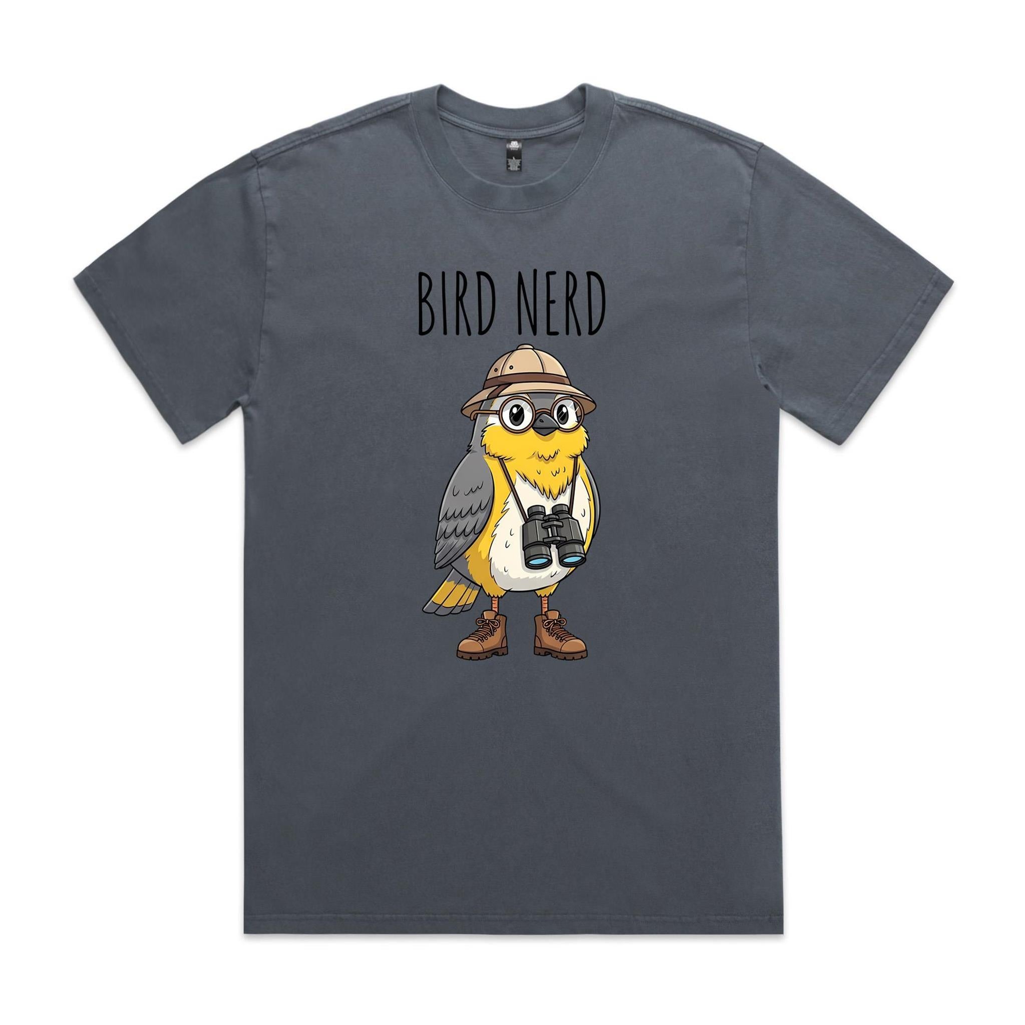 Bird Nerd - AS Colour Heavy Faded Tee