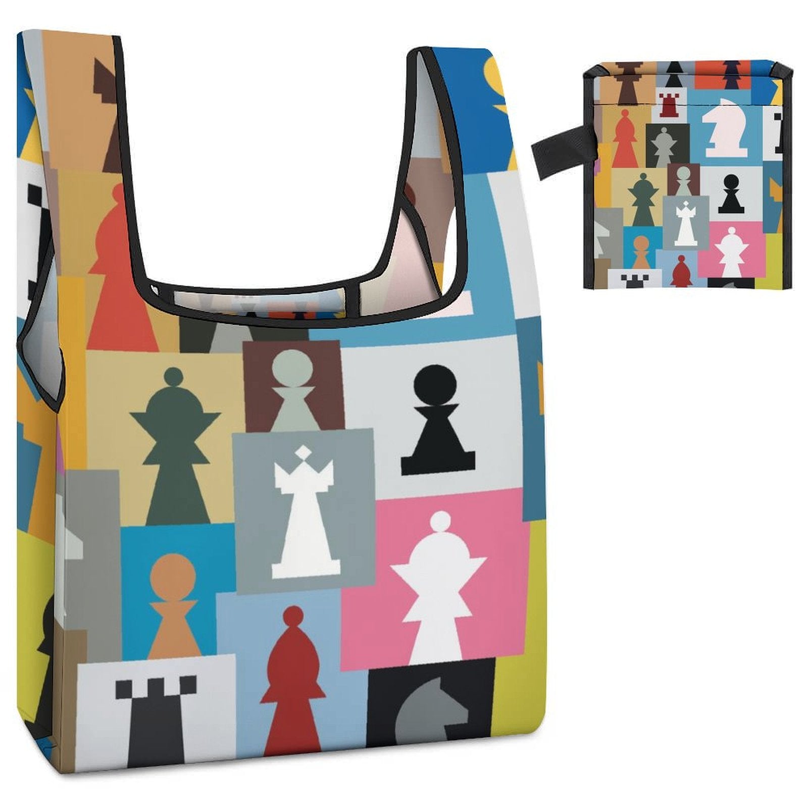 Colourful Chess - Collapsible Shopping Bag