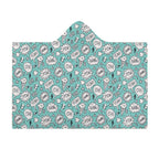 Comic Book Speech Bubbles Kids Hooded Blanket 100cm × 130cm Kids Hooded Blanket comic Printed Offshore