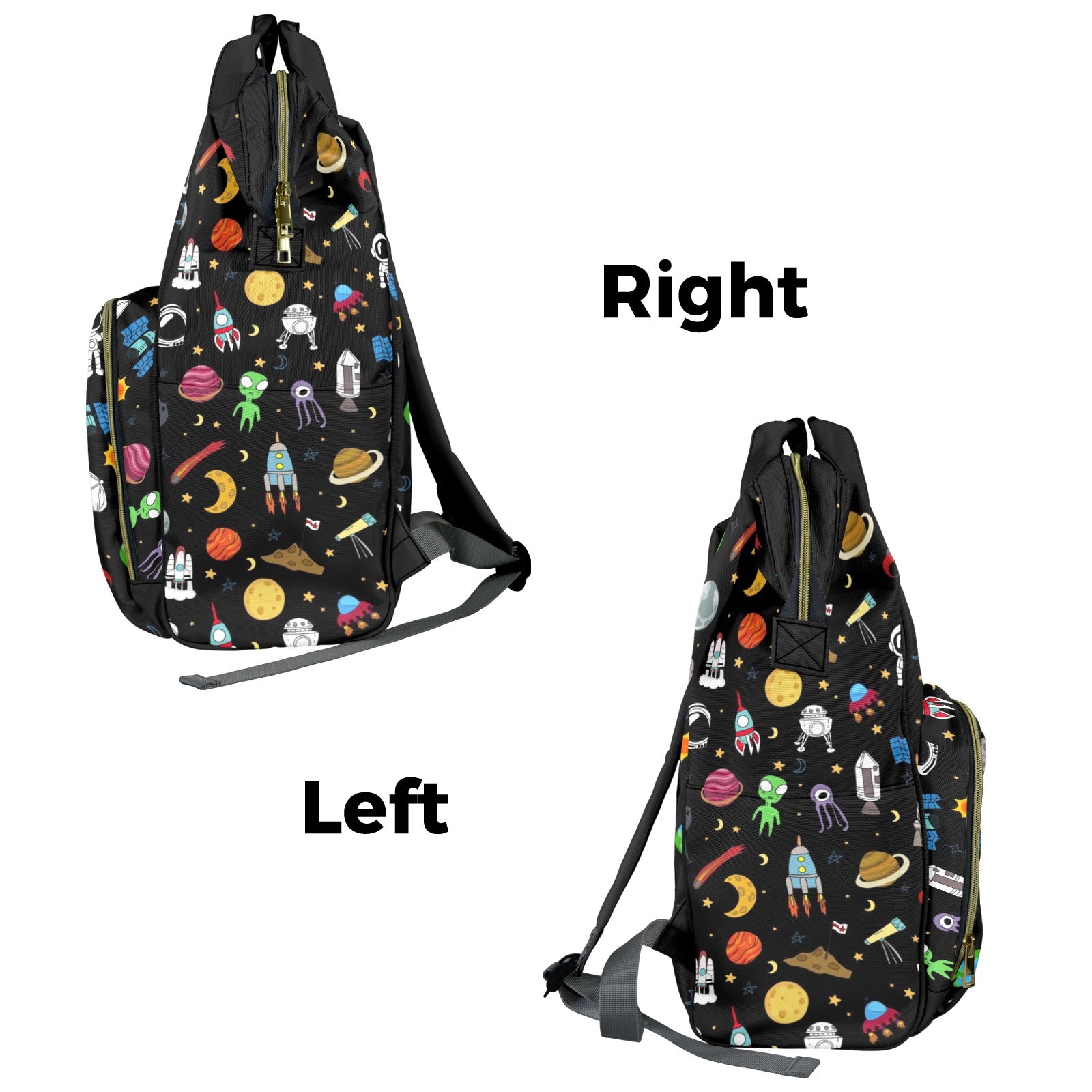 Fun Space Multi-Function Backpack, Nappy / Diaper Bag Multi-function Backpack, Nappy / Diaper Bag Printed Offshore Space